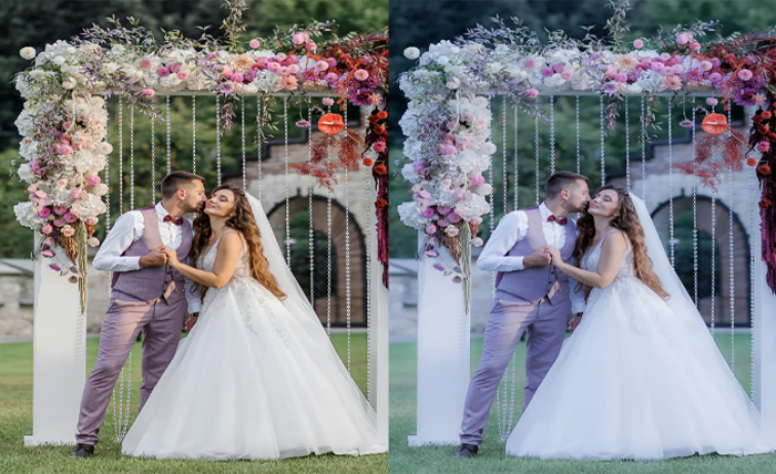 wedding photo retouching service